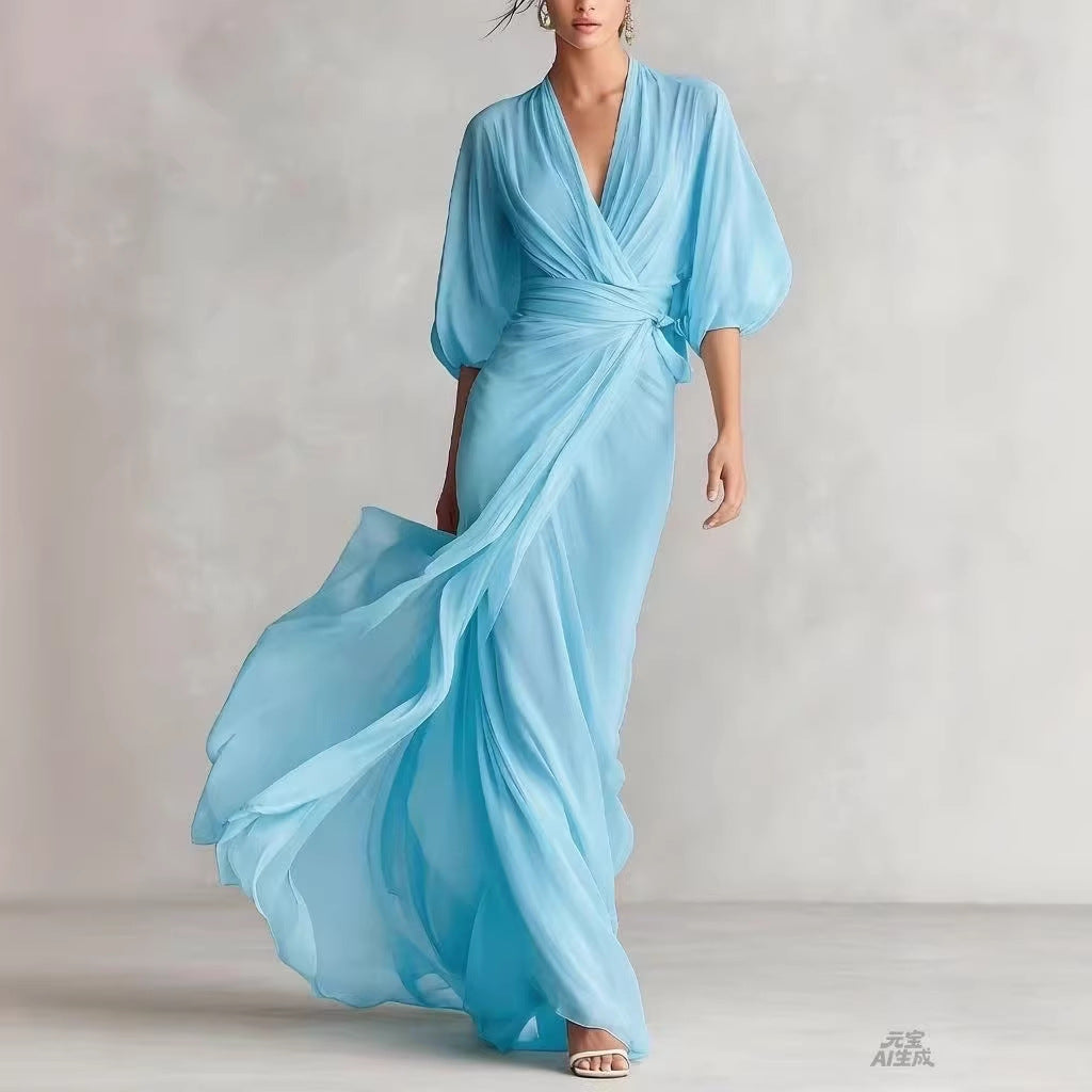 Robe longue épurée — Élégance intemporelle