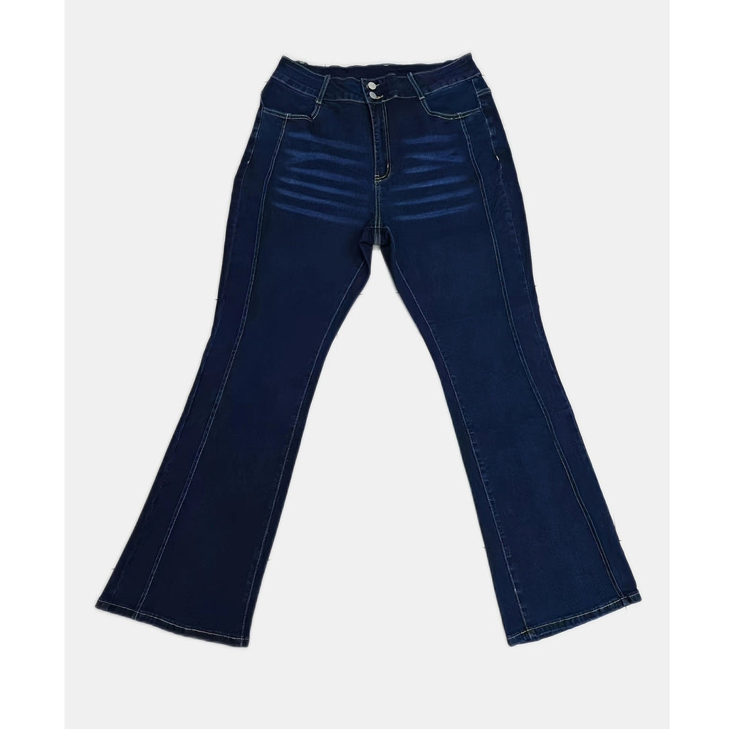 Retro flare-leg jeans