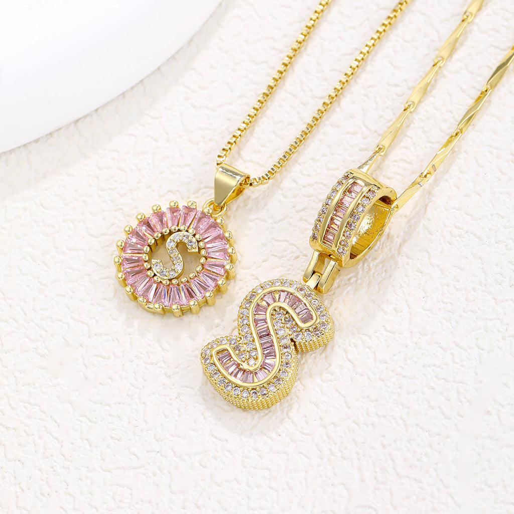 Collier pendentif lettre de l'alphabet - Chic&Shines