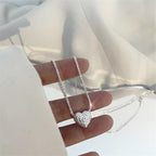 Necklace with heart pendant