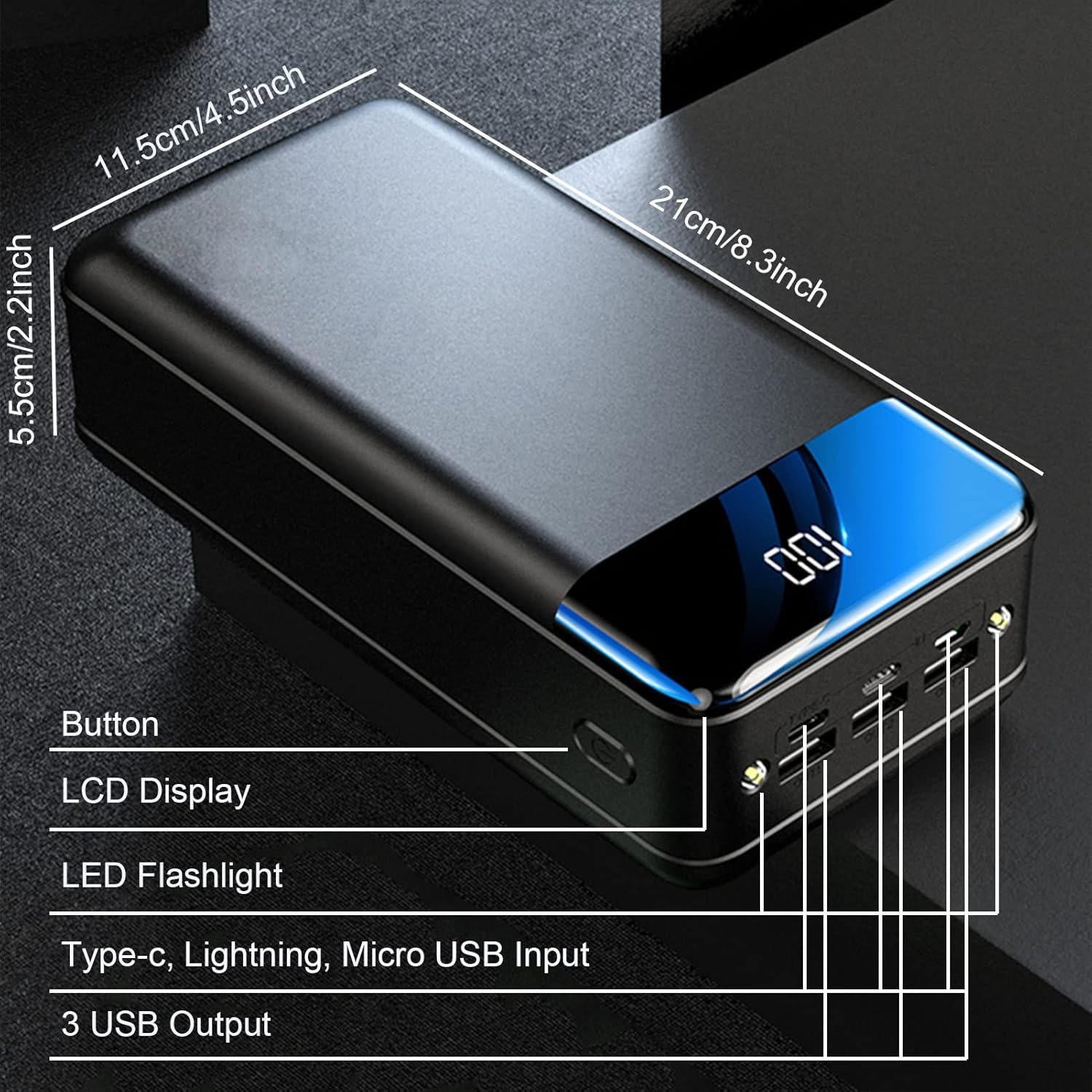 Ultimate Power Bank 50 000mAh - Rapide et polyvalent