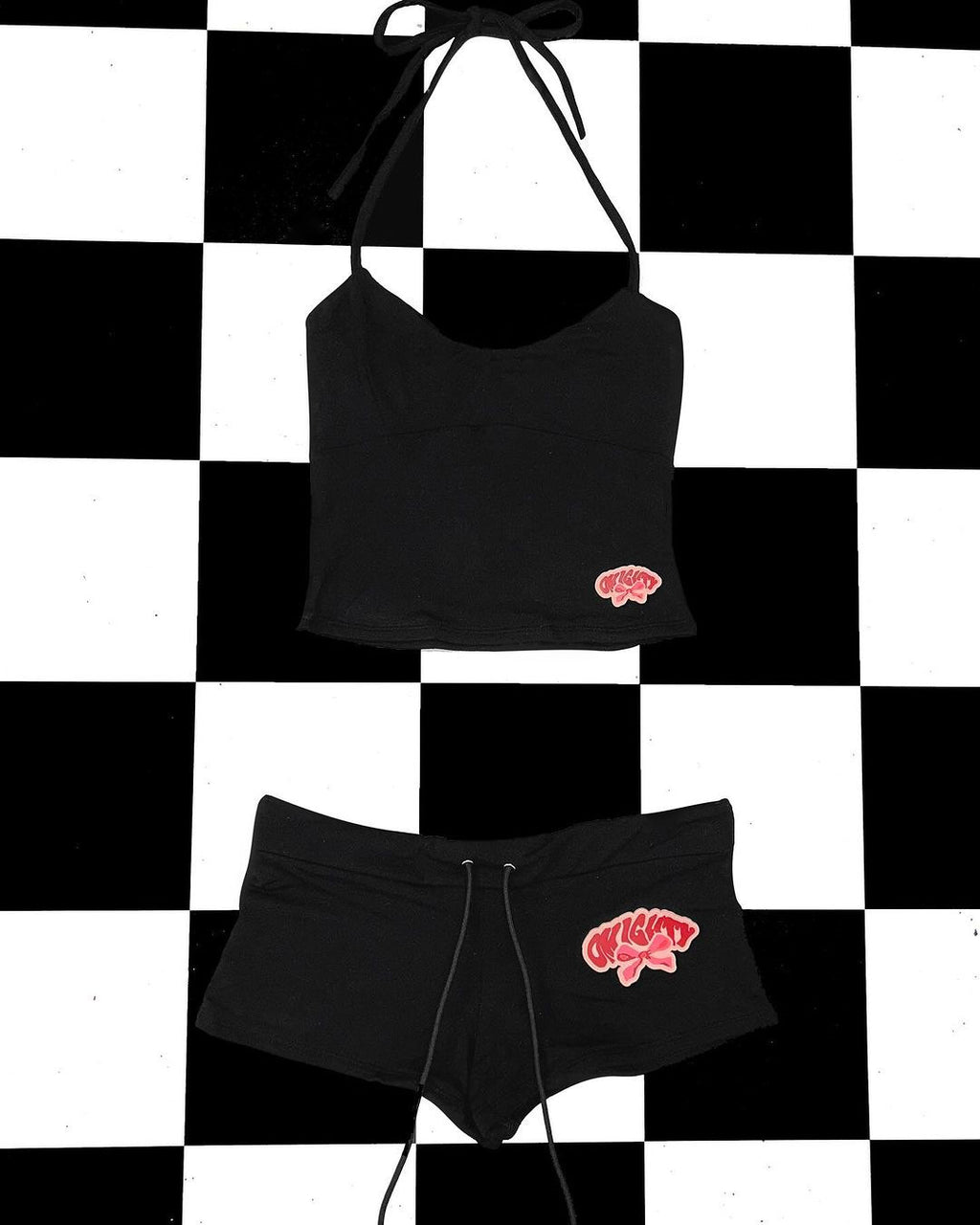 Ensemble deux pièces Camisole et short motif animalier