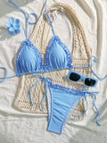 Angélique — Bikini deux-pièces bleu