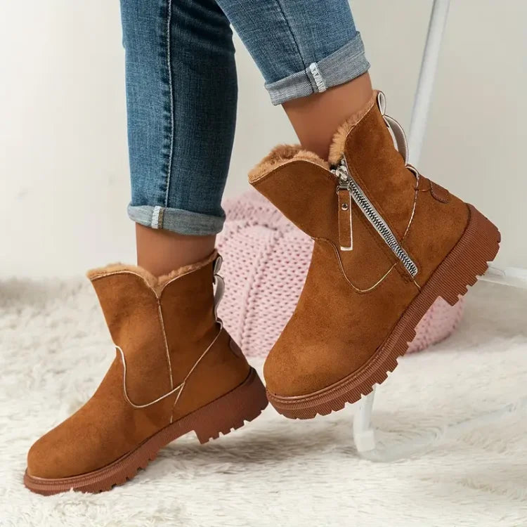 Sofia | Bottes orthopédiques en peluche pour l'automne