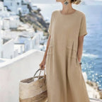 Robe fluide en polyester