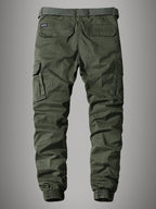 Men's Paweł Cargo Joggers – Stylish Embroidered Multi-Pocket Pants