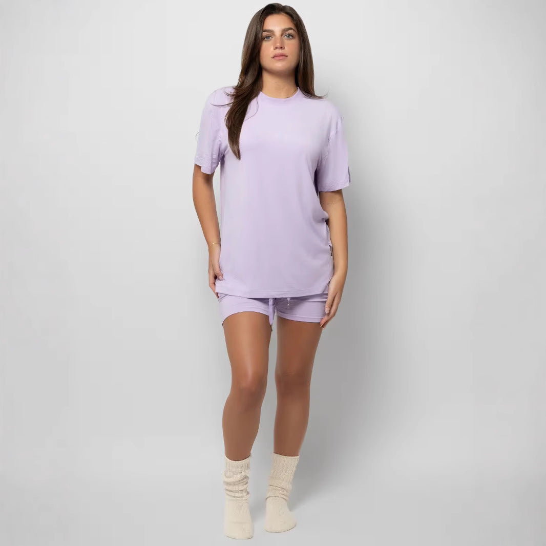 Ensemble de détente en coton – Chemise et short