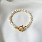 Bracelet en perles d'eau douce naturelles