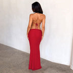 Robe fourreau épurée taille haute