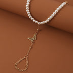 Bracelet en perle avec pendentif papillon