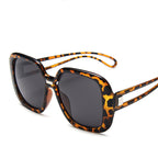 Lunettes de soleil à grande monture dégradée - Chic&Shines