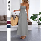 Robe bustier cintrée à la taille — Élégance épurée