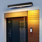 Black stainless steel outdoor light fixture