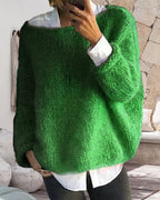 Women's Classic Off-Shoulder Knitted Sweater