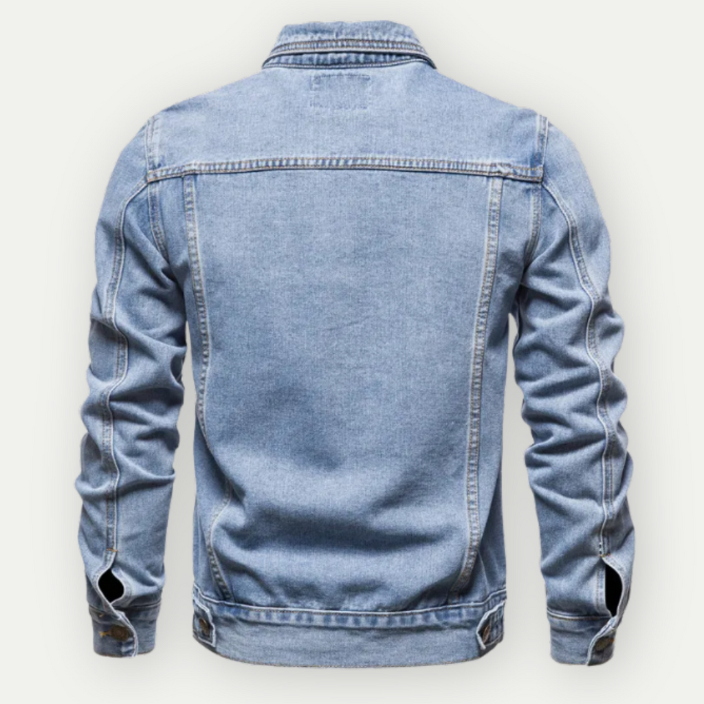 DenimCraft - Veste en jean classique pour hommes - Édition Automne