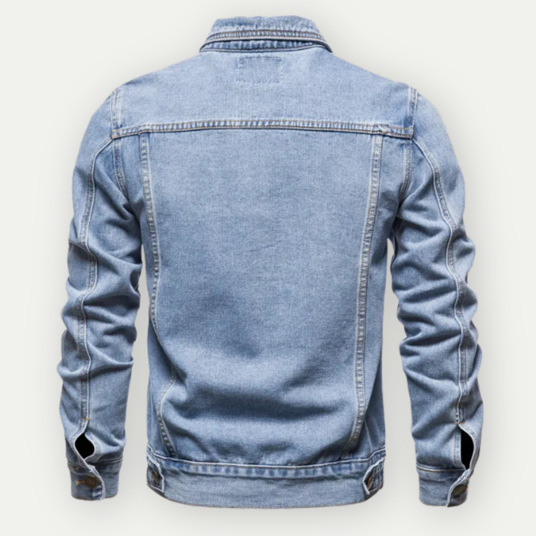 DenimCraft - Veste en jean classique pour hommes - Édition Automne