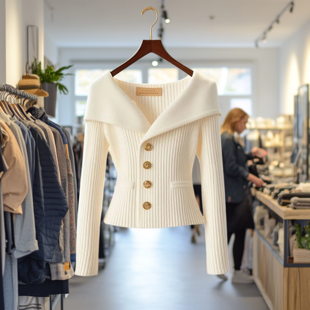 Annika I Luxurious knit jacket