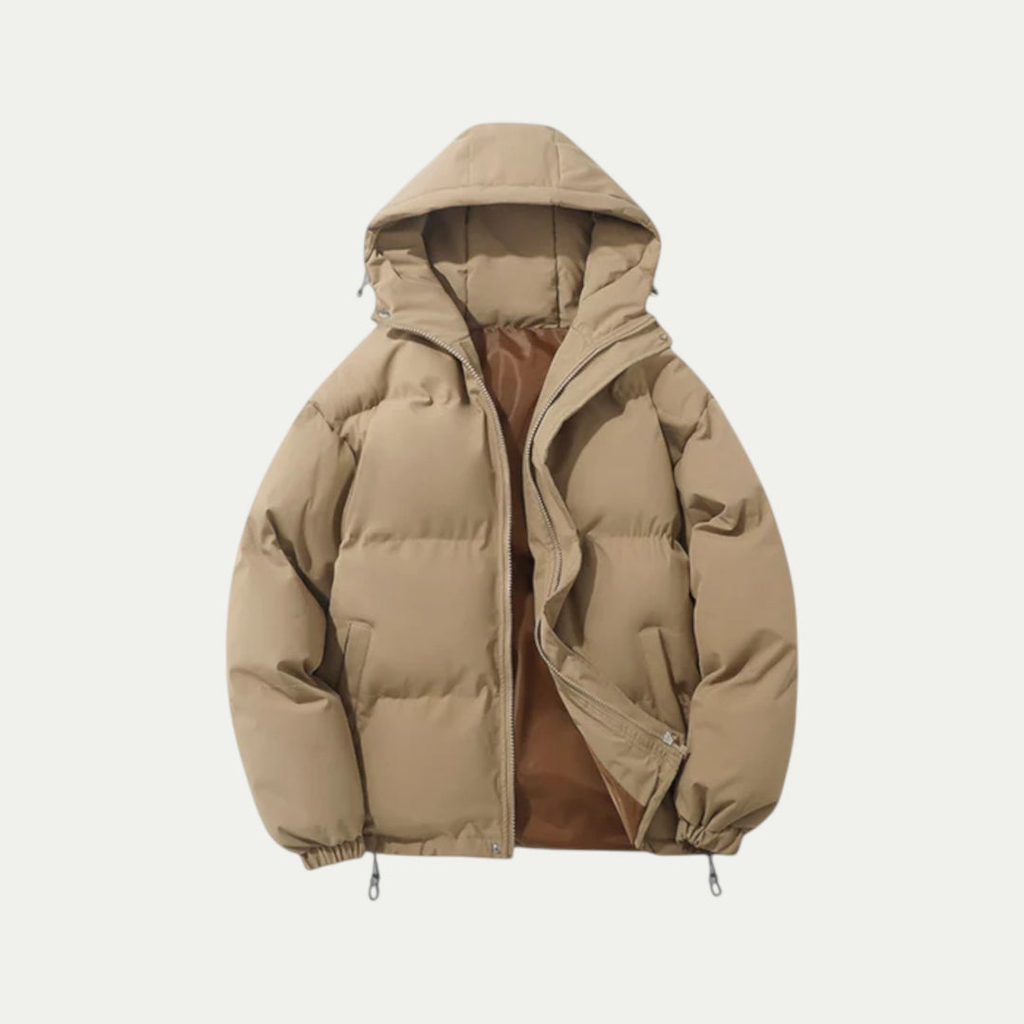Veste matelassée pour hommes - Veste d'hiver chaude textile