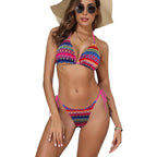 Xena — Bikini deux-pièces fendu orange