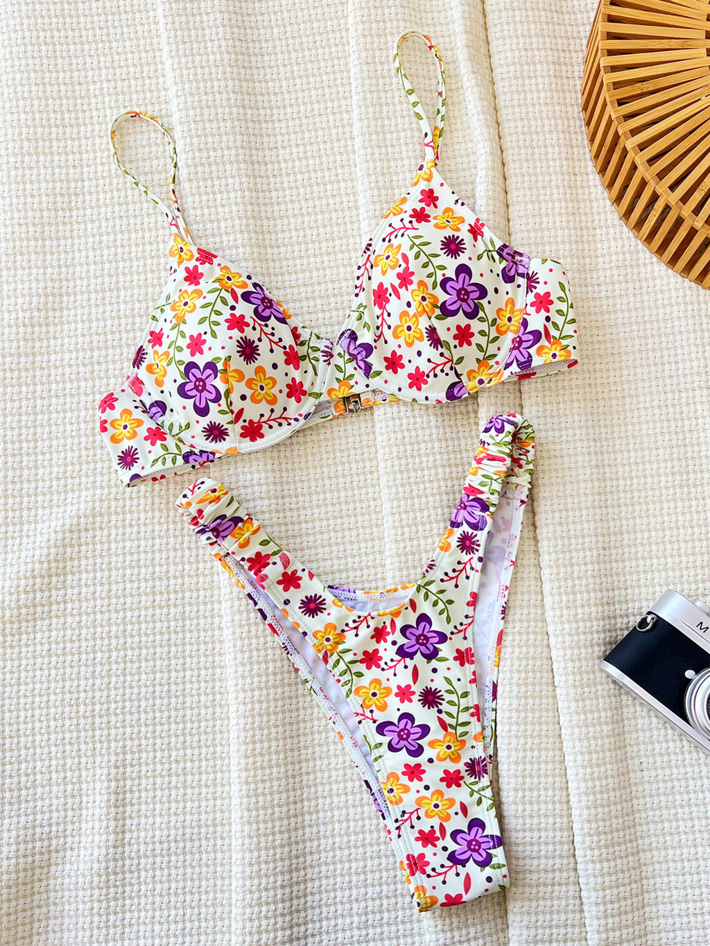 Lucie — Bikini deux-pièces à armatures blanc
