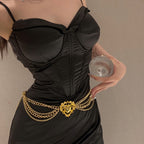 Love Gold Multilayer Waist Chain
