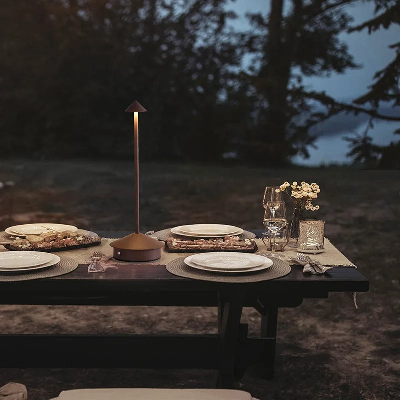 GlowLuxe lampe de table rechargeable