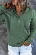Sweat à capuche basique pour femme, coupe confortable et design sobre