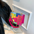 Sac bandoulière Multicolore Chaîne métallique - Chic&Shines