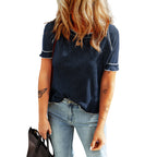 Pull gaufré femme couleur unie