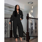 Combinaison pantalon manches longues ample - Chic&Shines