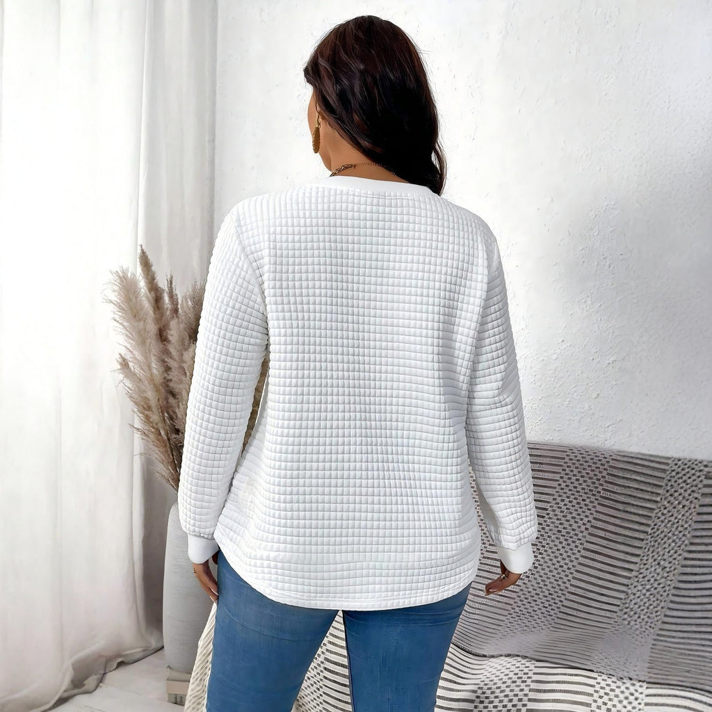 Pull décontracté à manches longues Love