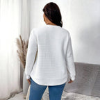 Pull décontracté à manches longues Love