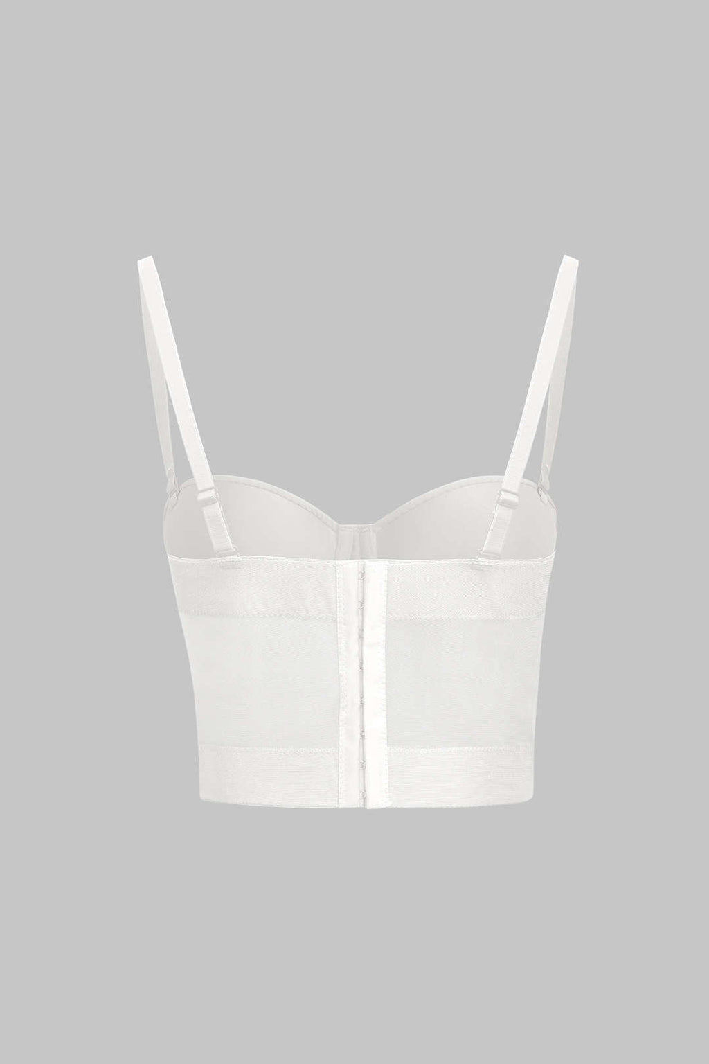 Luxury Mesh Underwired Bustier - Fitted Sheer Top for Women, Ideal for Special Occasions