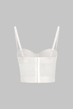 Luxury Mesh Underwired Bustier - Fitted Sheer Top for Women, Ideal for Special Occasions
