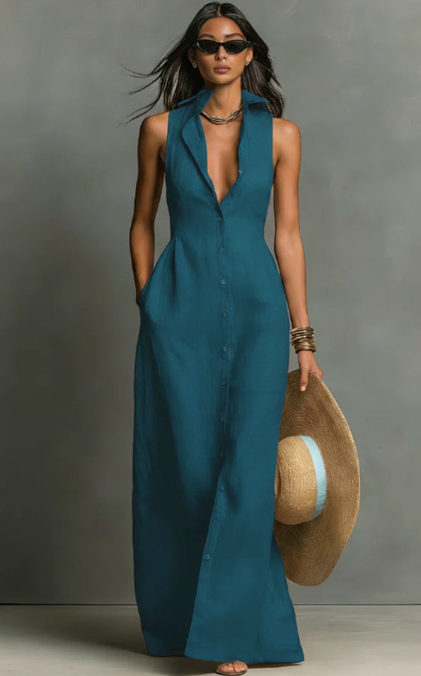 Robe fluide en polyester
