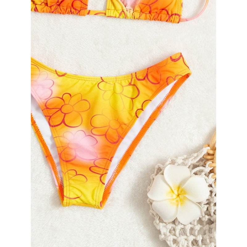 Phoebe — Bikini deux-pièces à motif floral