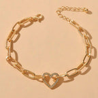 Bracelet pendentif cœur