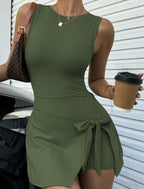 Open-back yoga dress – Streamlined elegance