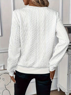 Pull tricoté élégant pour l'automne