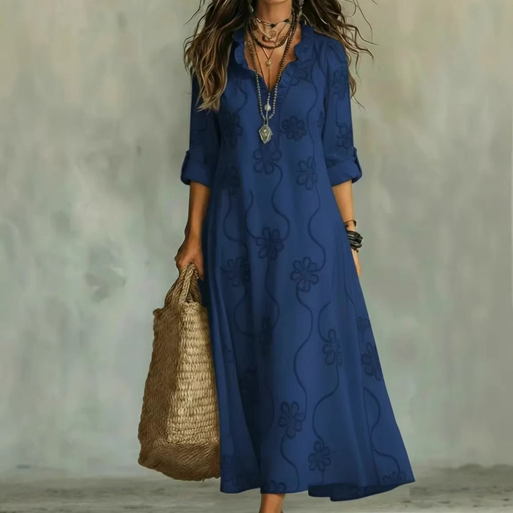 Robe Ample Imprimée - Coupe Décontractée Chic