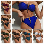 Maillot de bain fendu 2 pièces