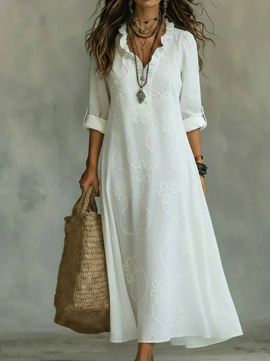 Robe Ample Imprimée - Coupe Décontractée Chic