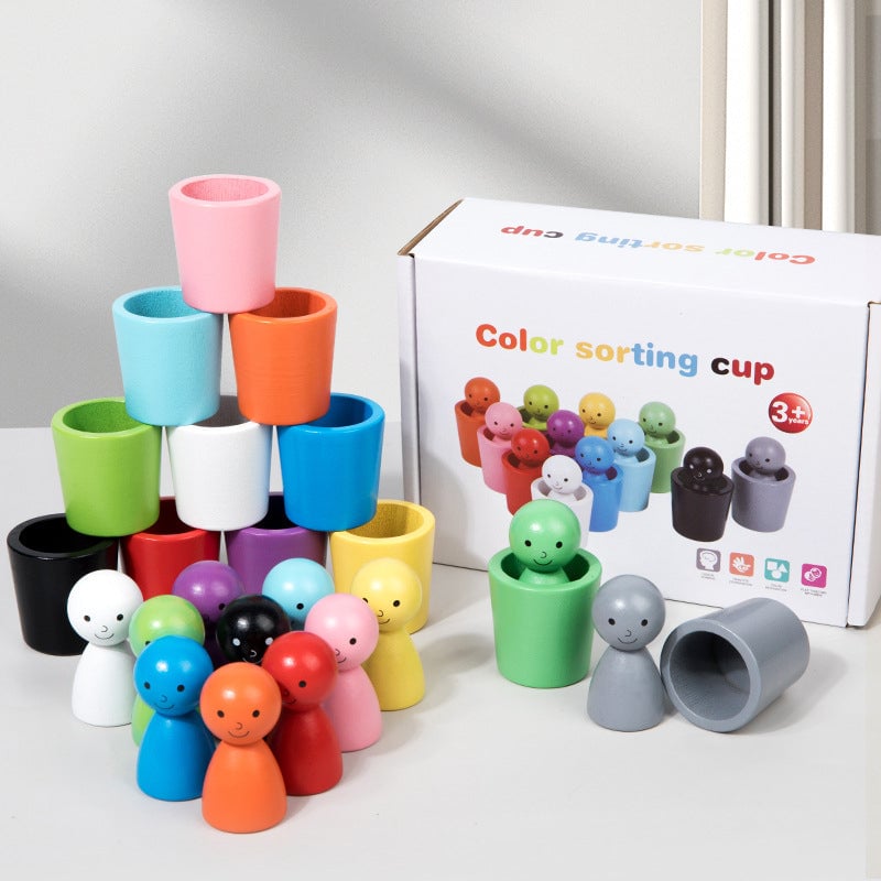 Montessori Color Sorting Cups