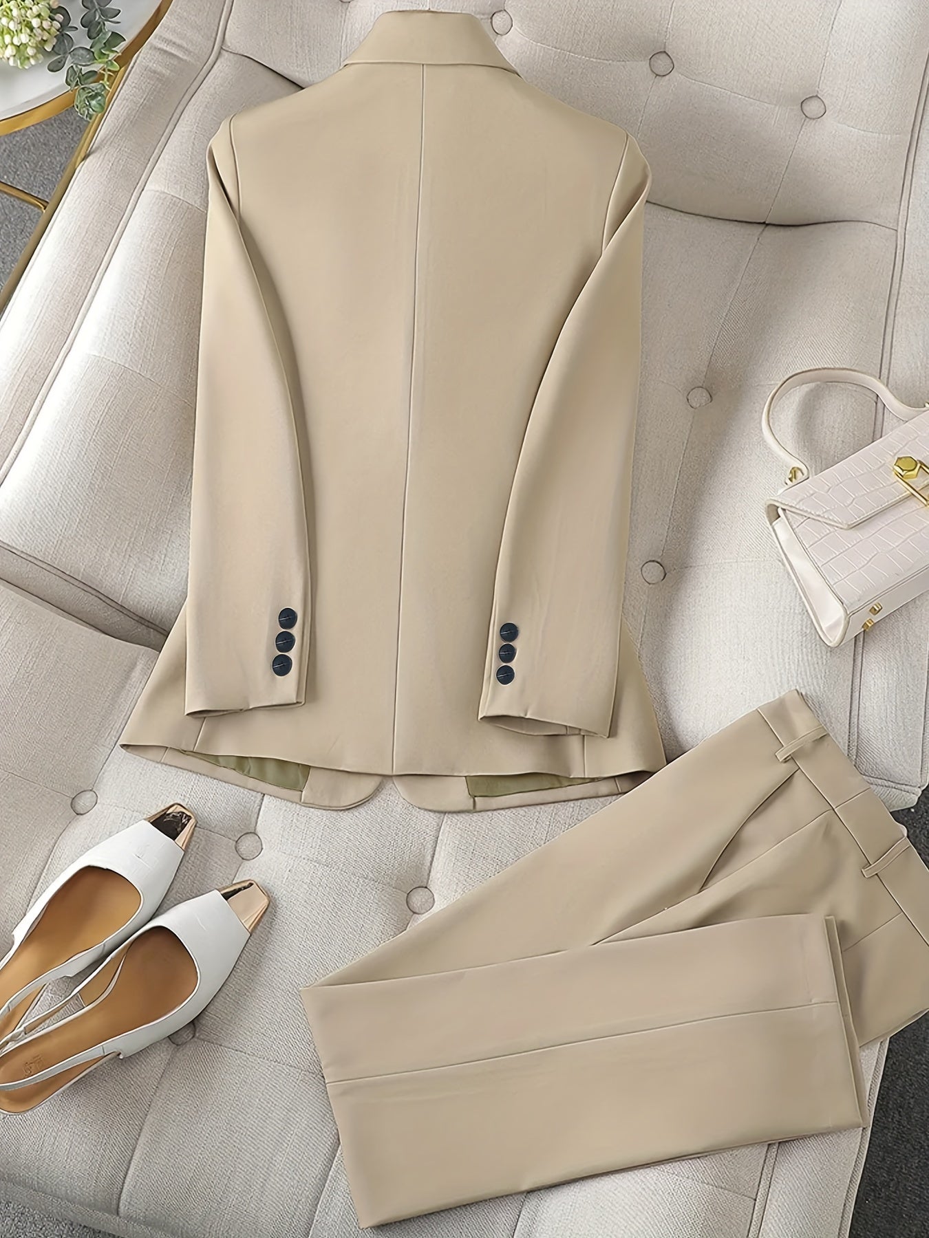 Blazer classique pour femme avec col à revers - Intemporel et élégant - Pour toutes les saisons