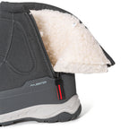 Bottes d'hiver pour femmes avec fermeture éclair latérale - Bottes de neige imperméables, antidérapantes et durables avec doublure chaude