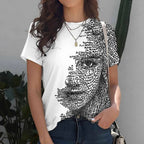 T-shirt à manches courtes imprimé