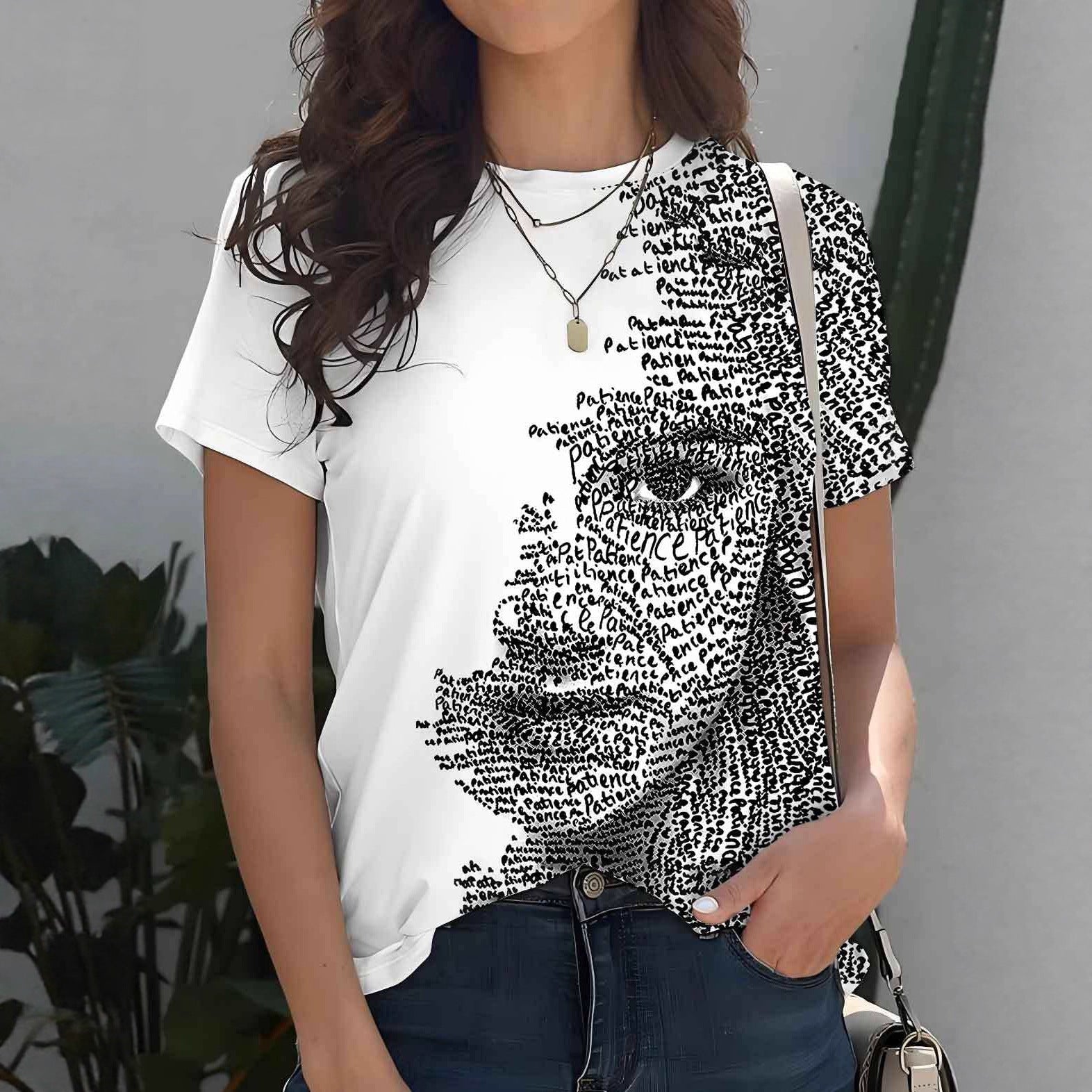 T-shirt à manches courtes imprimé