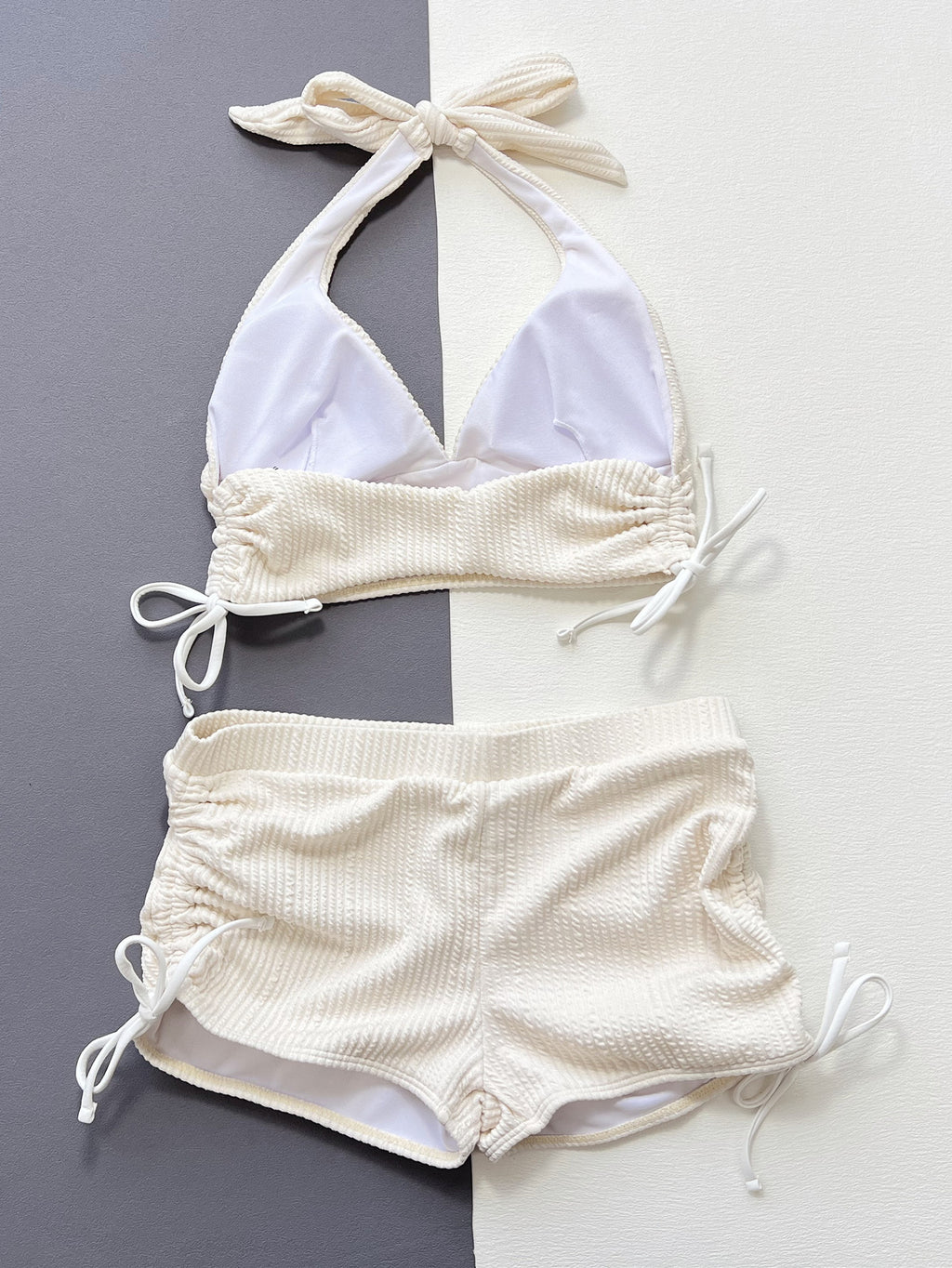Elia — Bikini deux-pièces triangle crème