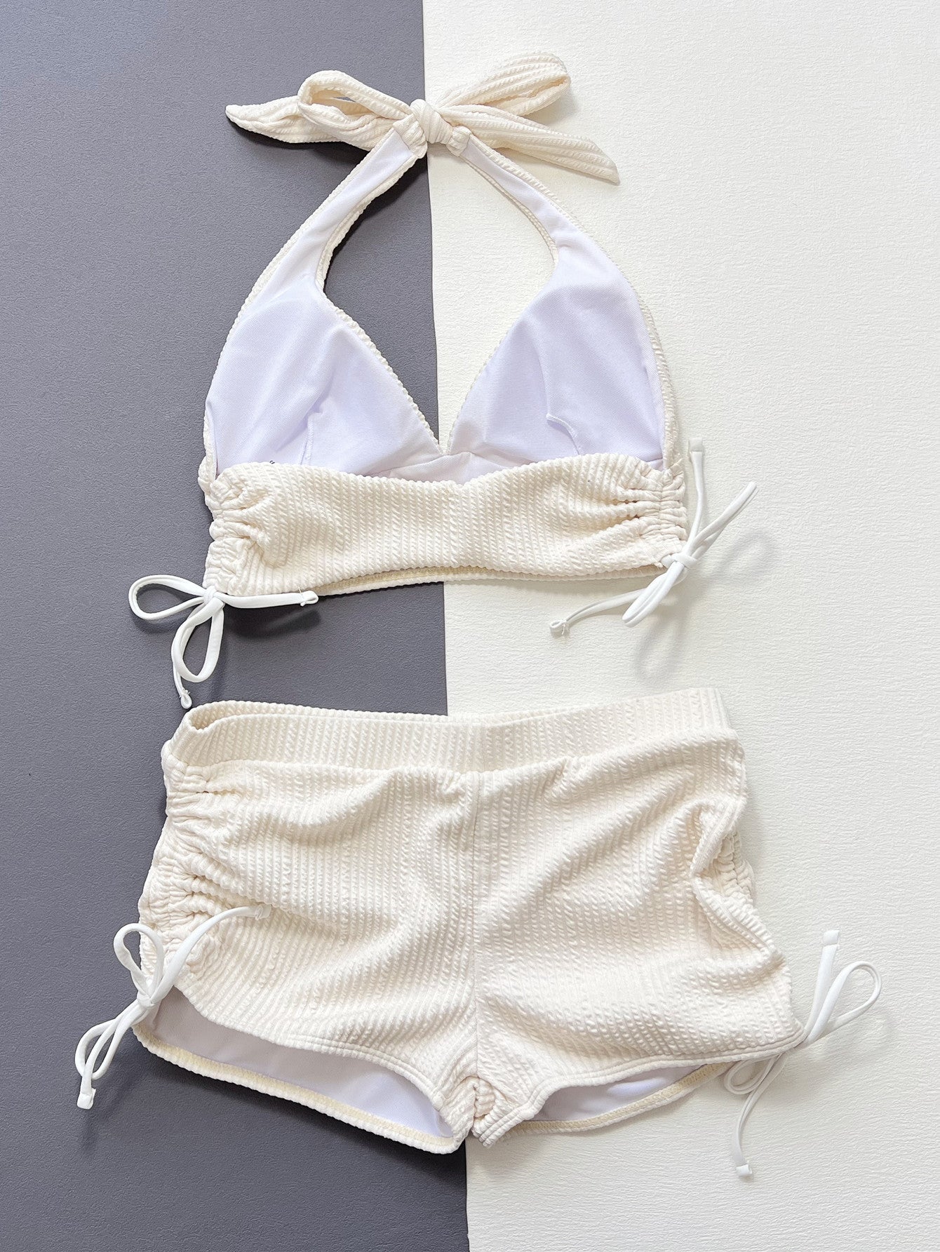 Elia — Bikini deux-pièces triangle crème