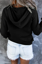 Sweat à capuche basique pour femme, coupe confortable et design sobre
